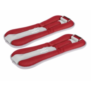 Pesas para Tobillos Umbro 1 kg Rojo 2 Unidades