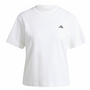 Camiseta de Manga Corta Mujer Adidas Essentials Blanco y Negro