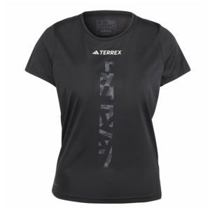 Camiseta de Manga Corta Mujer Adidas Agr Shirt Blanco, Negro,Naranja