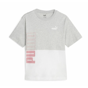 Camiseta Puma Mujer – Power Colorblock, Manga Corta