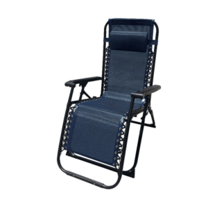 Marbueno Tumbona Plegable Acero Con Cojin