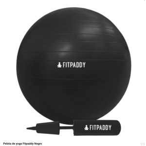 Pelota de yoga Fitpaddy Negro